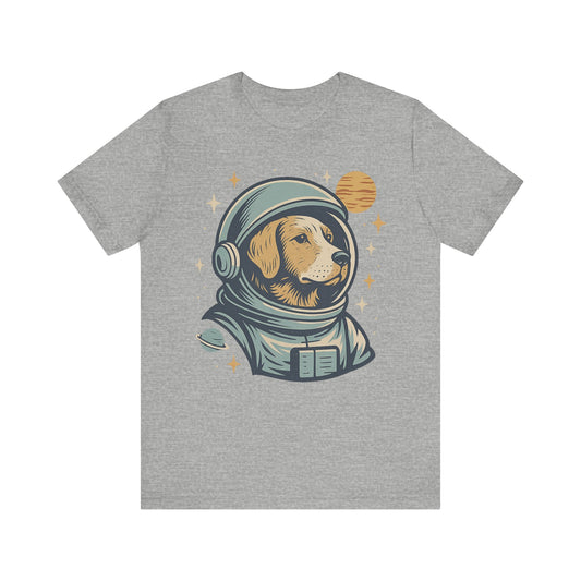 Astronaut Dog Unisex Tee | Cute Pet Lover Shirt, Dog Lover Gift, Space Themed Tee, Fun Casual Wear, Everyday Style