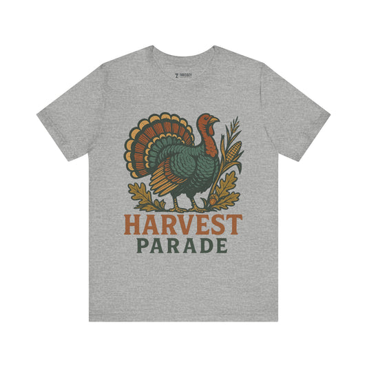 Harvest Parade Unisex Tee – Vintage Graphic Goat T-Shirt for Outdoorsy Souls, Perfect Gift for Adventurers, Casual Wear, or Travel