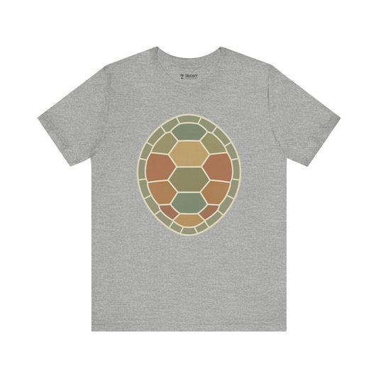 Geometric Turtle Shell Tee, Cozy Shirt, Gift for Pet Owners, Trending Cute Animal Top, Cute Reptile Tshirt