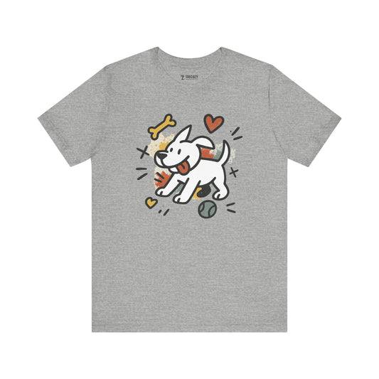 Dog Tee - Playful Unisex Jersey Short Sleeve Tee, dog lover tshirt