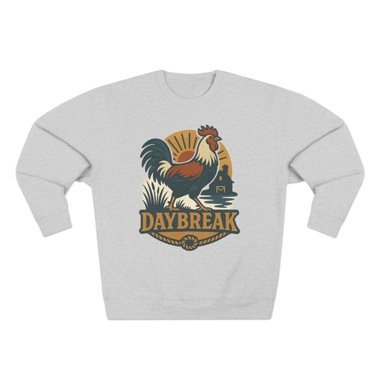 Daybreak Unisex Crewneck Sweatshirt | Cozy Fall Fashion, Gift for Nature Lovers, Perfect for Outdoors & Running, Seasonal Apparel