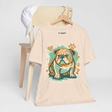 English Bulldog Tee, Cozy TShirt, Gift for Pet Owners, Trending Cute Animal Top, Cute Dog Tshirt