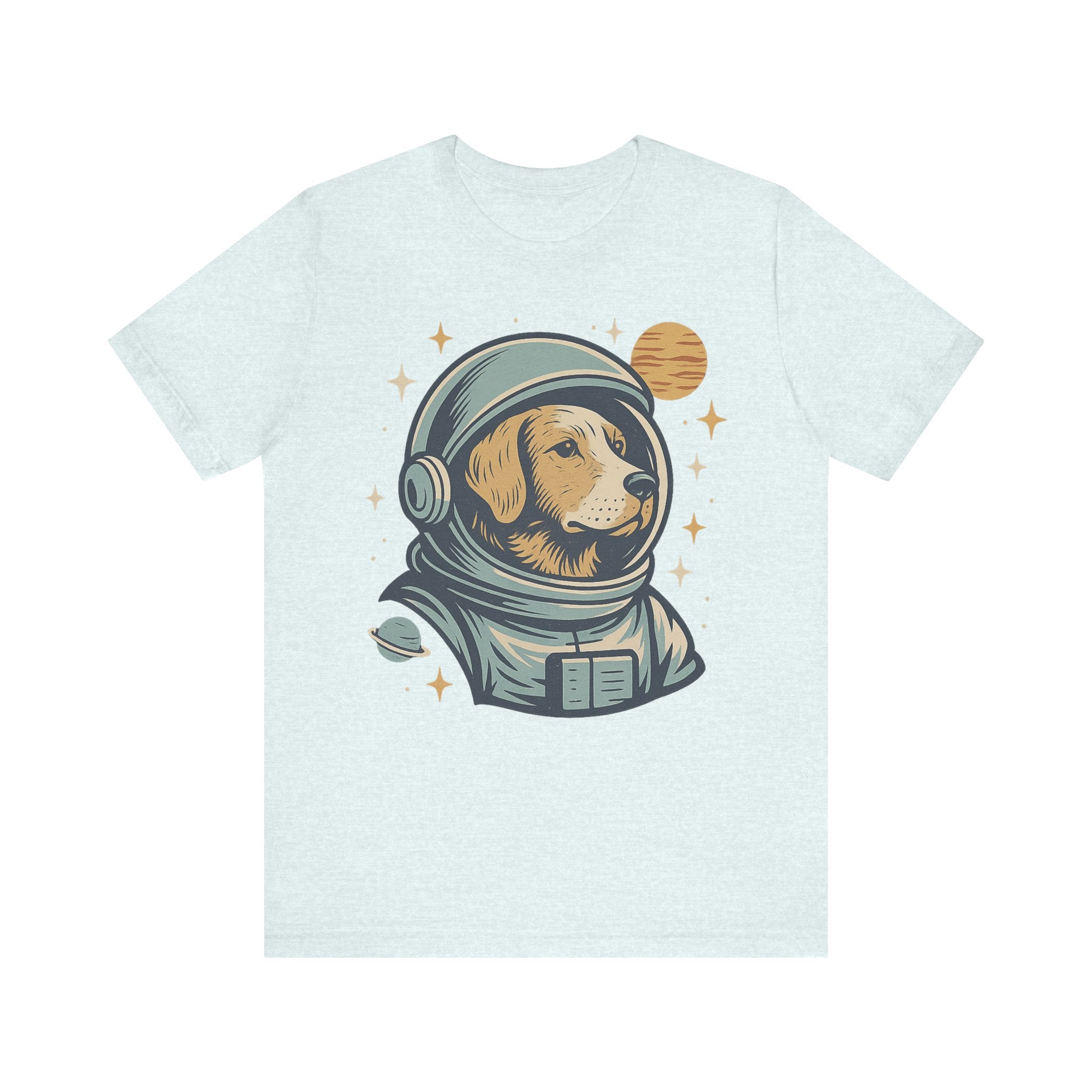 Astronaut Dog Unisex Tee | Cute Pet Lover Shirt, Dog Lover Gift, Space Themed Tee, Fun Casual Wear, Everyday Style