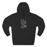 Night Crawler Fleece Hoodie - Unleash Happiness, Pet Parent Gift, Cozy Sweatshirt, Reptile Lover Wardrobe, Comfortable Hooded Sweatshirt