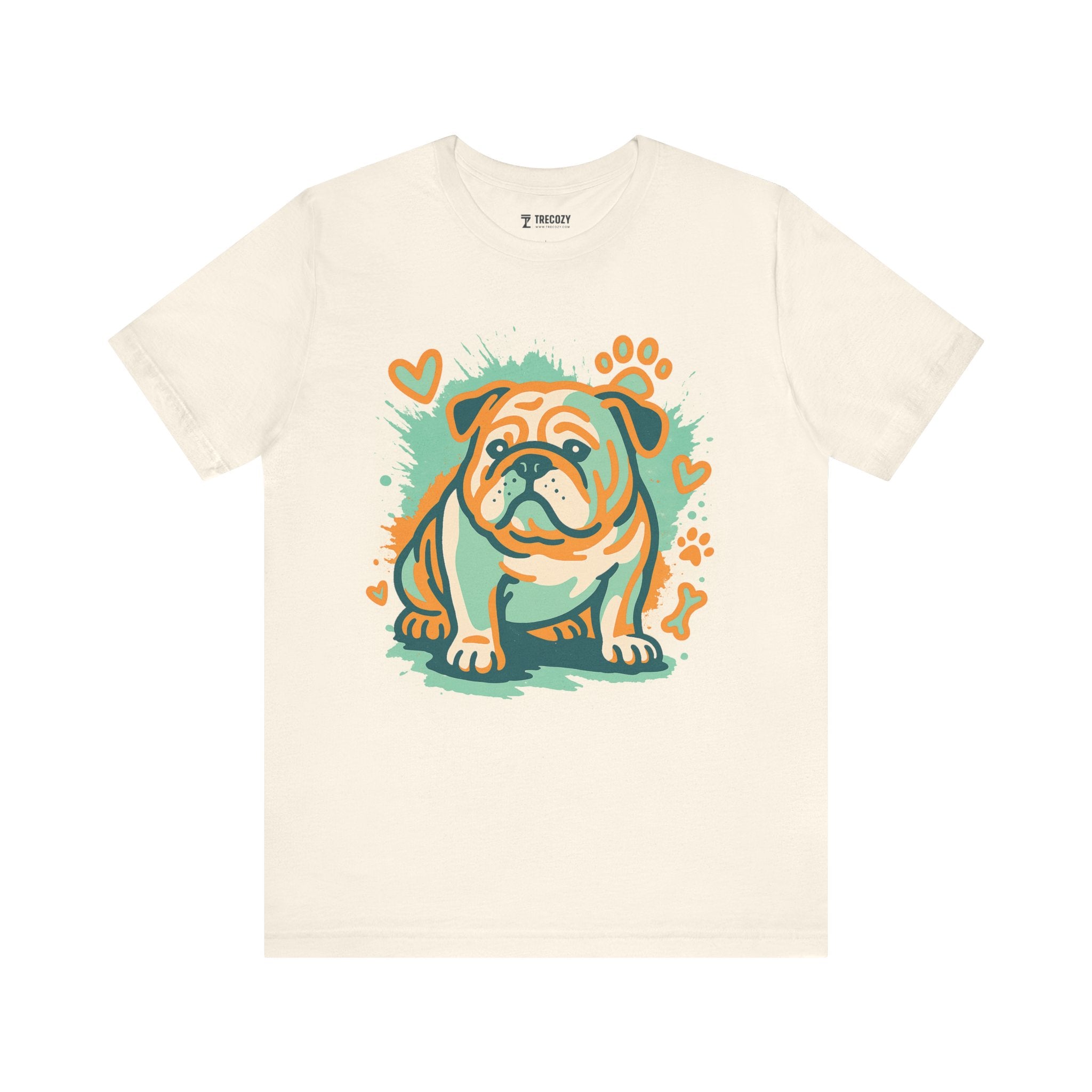 English Bulldog Tee, Cozy TShirt, Gift for Pet Owners, Trending Cute Animal Top, Cute Dog Tshirt