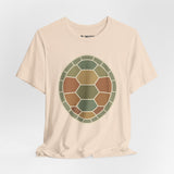 Geometric Turtle Shell Tee, Cozy Shirt, Gift for Pet Owners, Trending Cute Animal Top, Cute Reptile  Tshirt