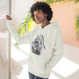 Psychedelic Gorilla Hoodie – Hand-Drawn Banana Graphic, Bold Neon Urban Streetwear, Perfect for Gifts, Lounging, Nature Lovers