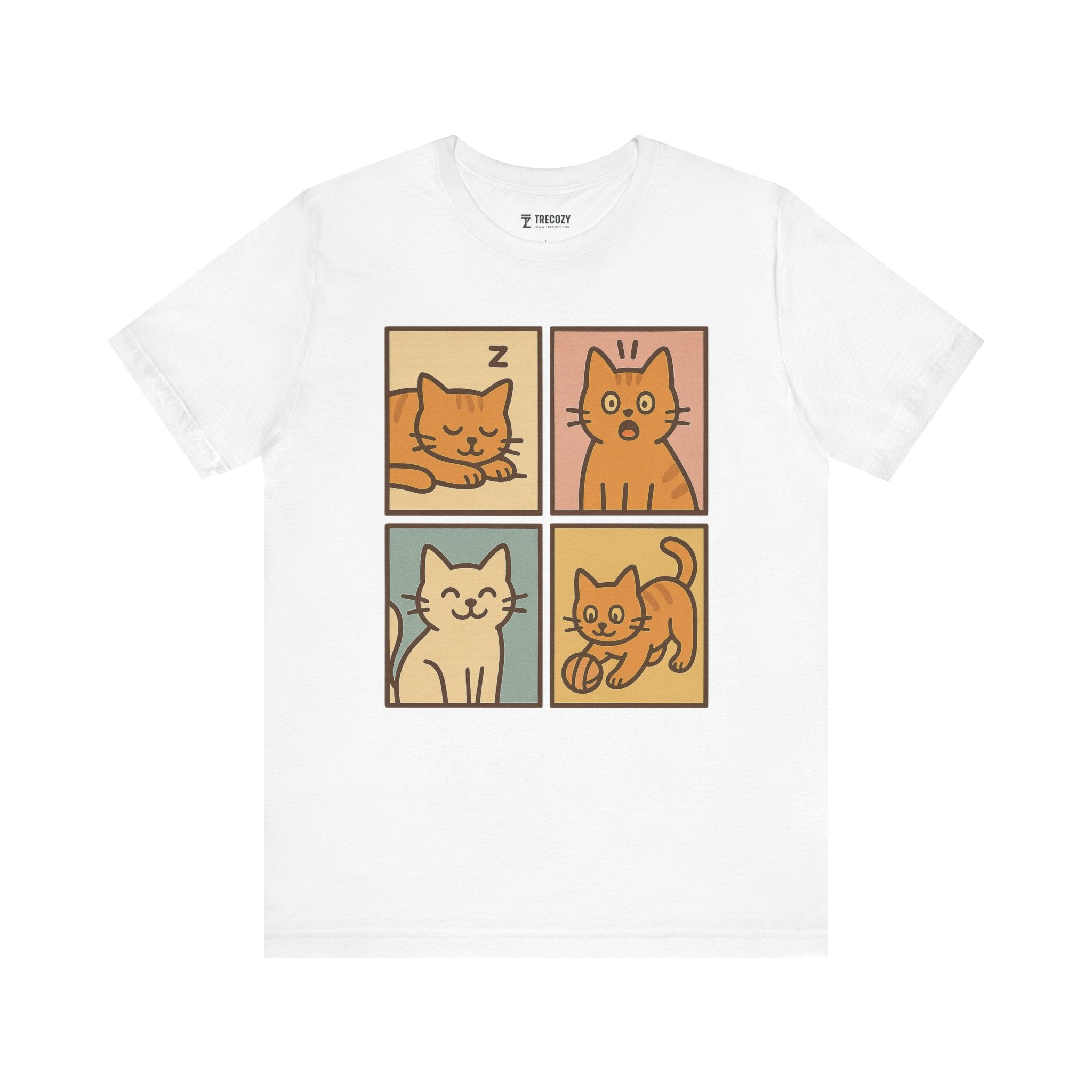 Playful Tee, Cozy Cat Lover Shirt, Gift for Pet Owners, Trending Cute Animal Top, Cute Cat Tee