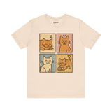 Playful Tee, Cozy Cat Lover Shirt, Gift for Pet Owners, Trending Cute Animal Top, Cute Cat Tee
