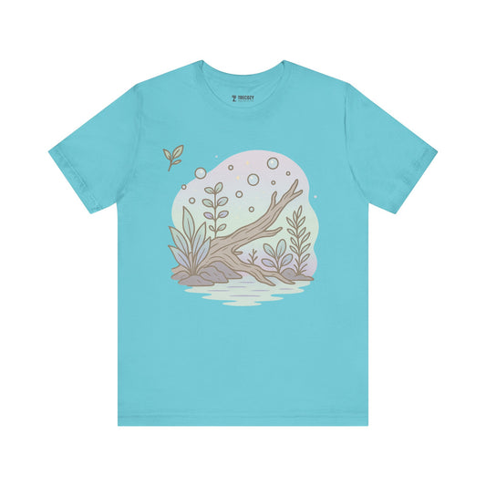 Aquascape Aquarium Tee, Cozy TShirt, Gift for Pet Owners, Trending Cute Animal Top, Cute Fish Tshirt