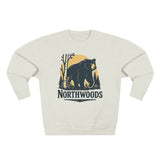 Northwoods Sweatshirt - Unisex Cozy Crewneck, Fall Fashion, Halloween Gift, Nature Lover Apparel, Casual Style