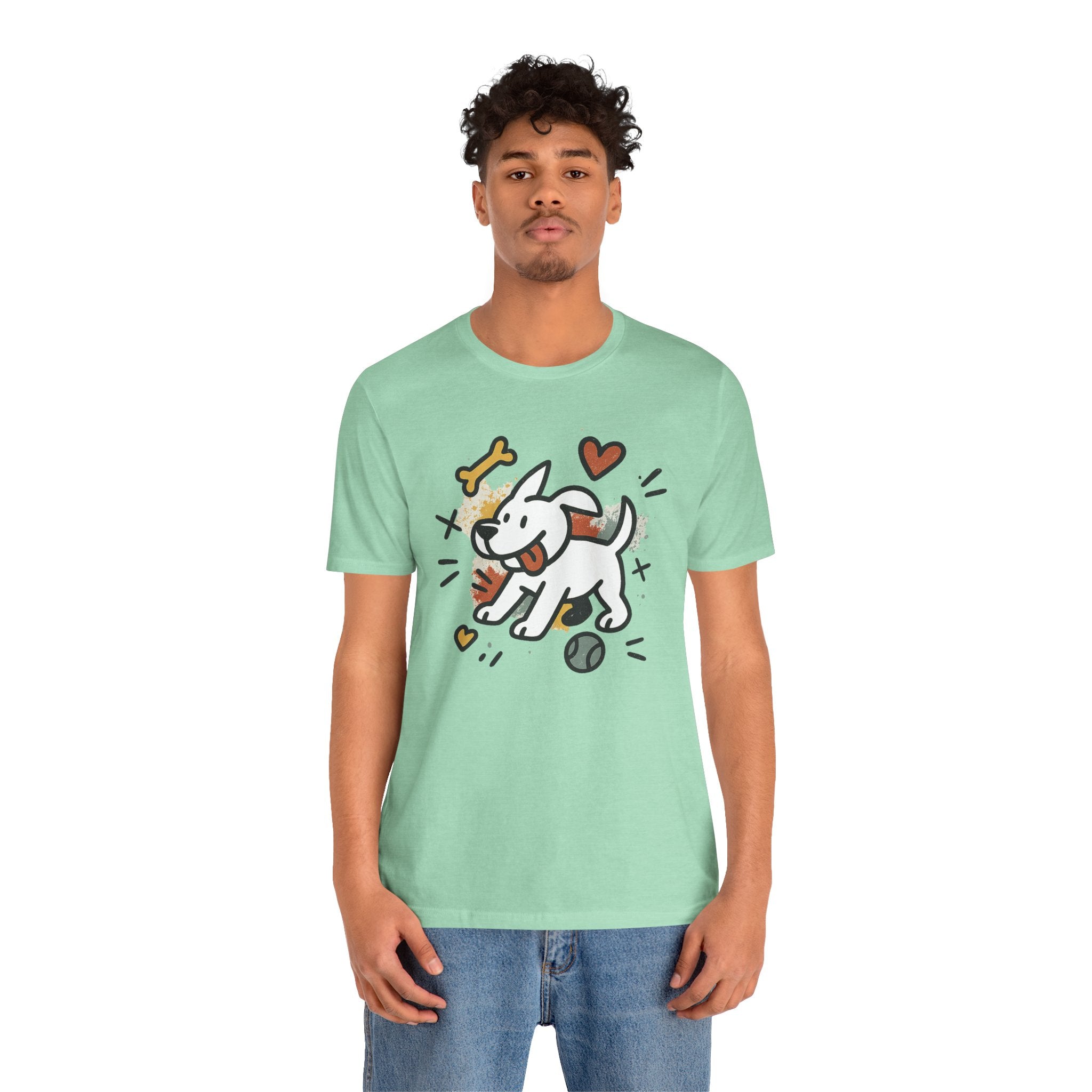 Dog Tee - Playful Unisex Jersey Short Sleeve Tee, dog lover tshirt