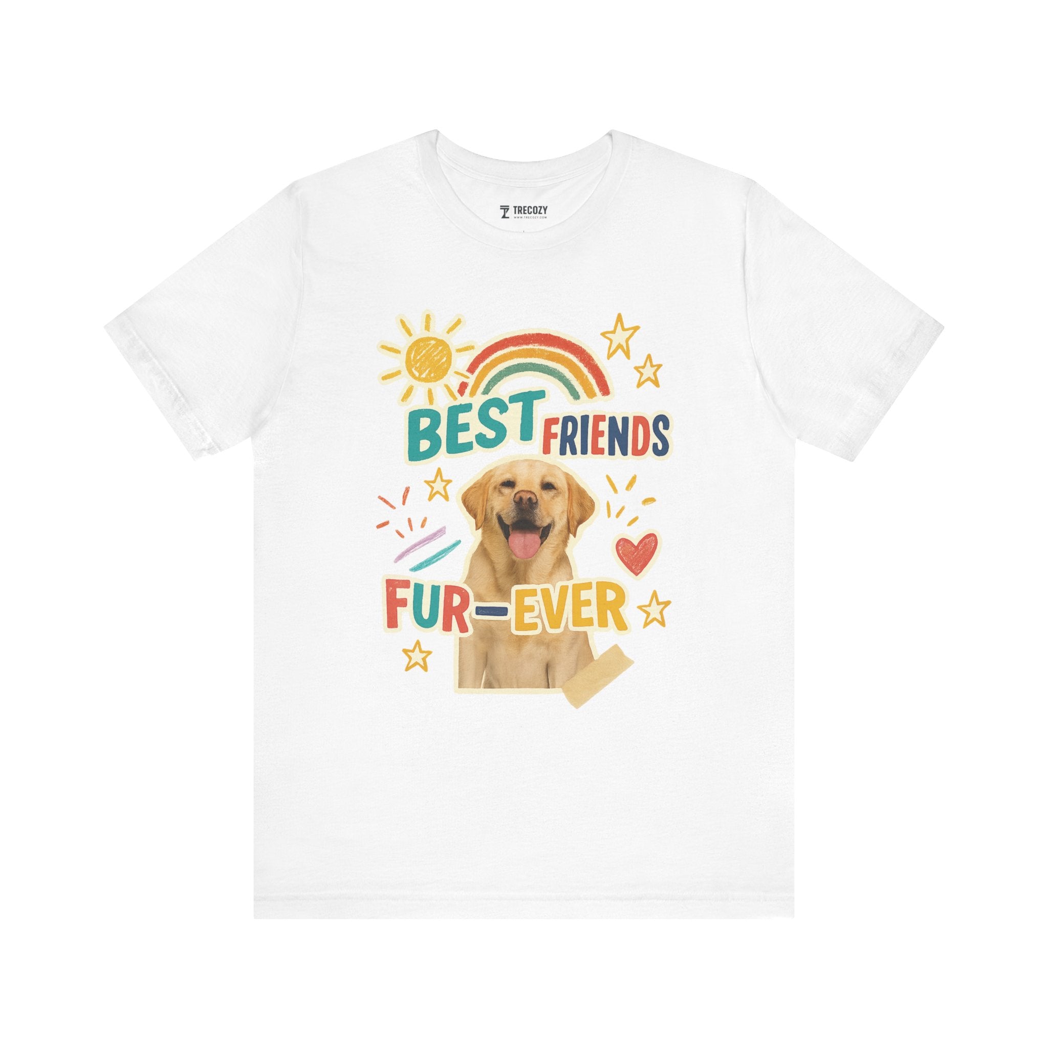 Unisex Best Friends Fur-ever Tee, Fun Pet Lover Shirt, Gift for Dog Owners, Cute Casual Wear, Birthday Present