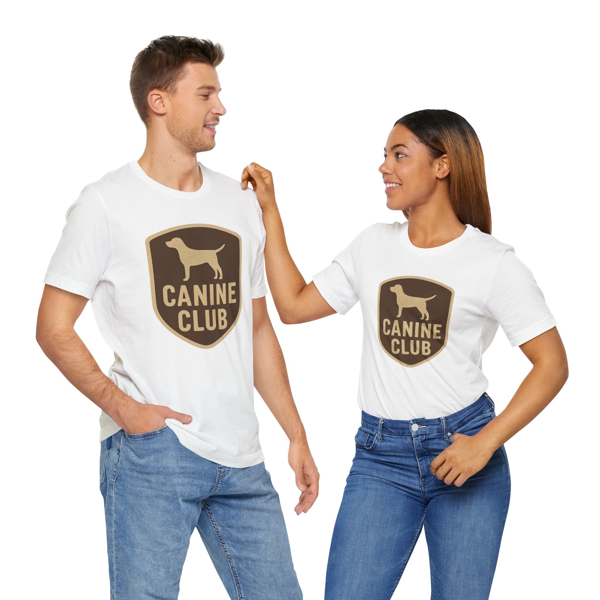 Canine Club Unisex Tee, Dog Lover Shirt, Birthday Gift, Pet Parent Apparel, Casual Wear, Animal Rescue Fundraiser
