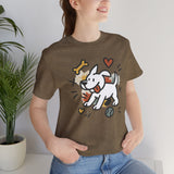 Dog Tee - Playful Unisex Jersey Short Sleeve Tee, dog lover tshirt
