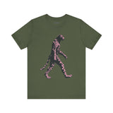 Pink Panthera Walk – Bold Leopard-Inspired T-Shirt, Fierce Urban Jungle Graphic Tee, Bold Animal Print Shirt