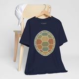 Geometric Turtle Shell Tee, Cozy Shirt, Gift for Pet Owners, Trending Cute Animal Top, Cute Reptile  Tshirt