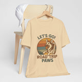 Adventure Dog Road Trip Tee, Unisex Graphic Shirt, Pawsome Travel Shirt, Pet Lover Gift, Outdoor Adventure Apparel
