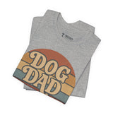 Dog Dad Retro Tee | Unisex Short Sleeve T-Shirt, Gift for Dog Lovers, Pet Dad Shirt, Casual Wear, Birthday Gift