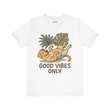 Good Vibes Only Dog Tee, Cozy TShirt, Gift for Pet Owners, Trending Cute Animal Top, Cute Dog Tshirt