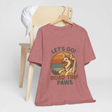 Adventure Dog Road Trip Tee, Unisex Graphic Shirt, Pawsome Travel Shirt, Pet Lover Gift, Outdoor Adventure Apparel