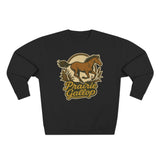 Prairie Gallop Horse Sweatshirt - Unisex Cozy  Crewneck, Fall Fashion, Halloween Gift, Nature Lover Apparel, Casual Style