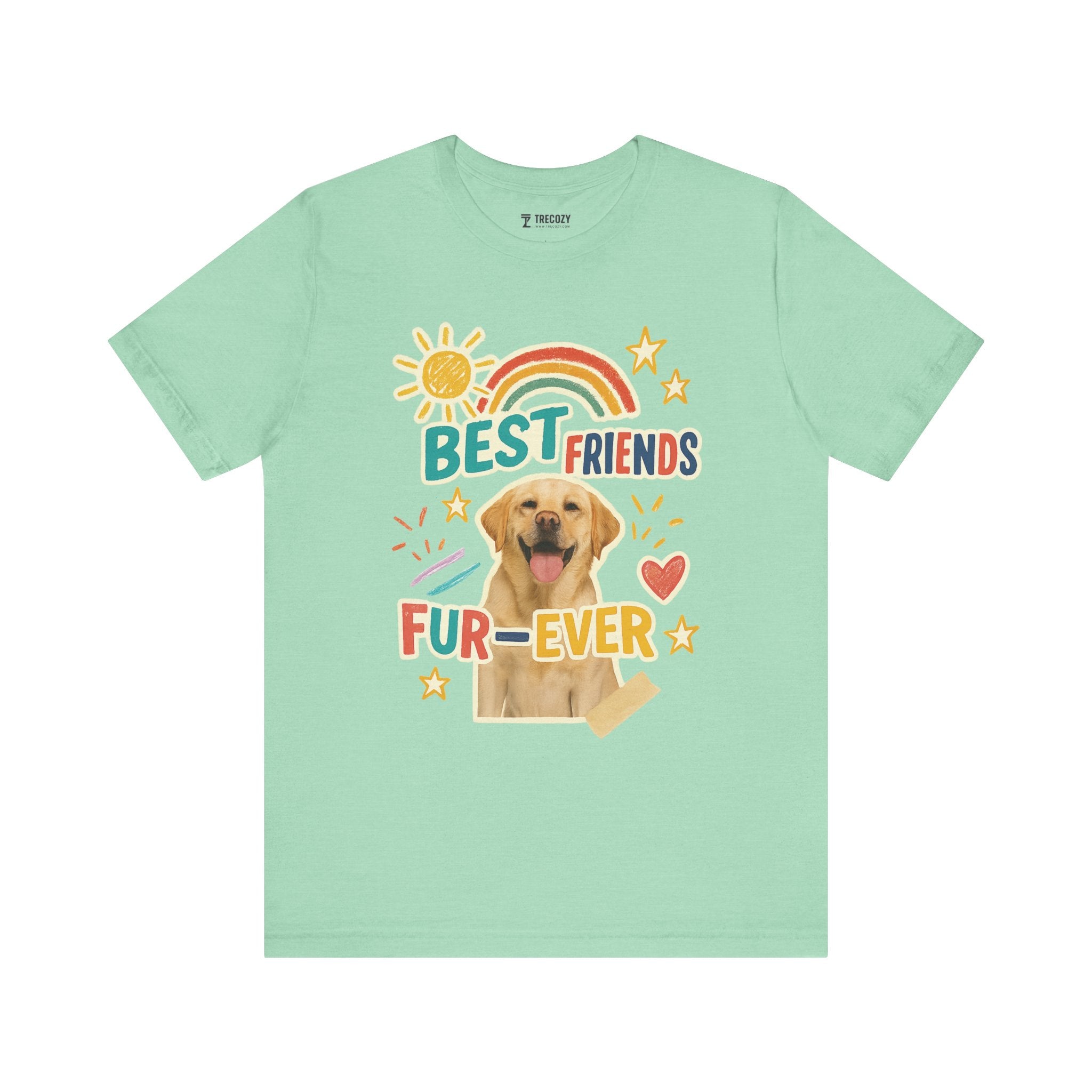 Unisex Best Friends Fur-ever Tee, Fun Pet Lover Shirt, Gift for Dog Owners, Cute Casual Wear, Birthday Present