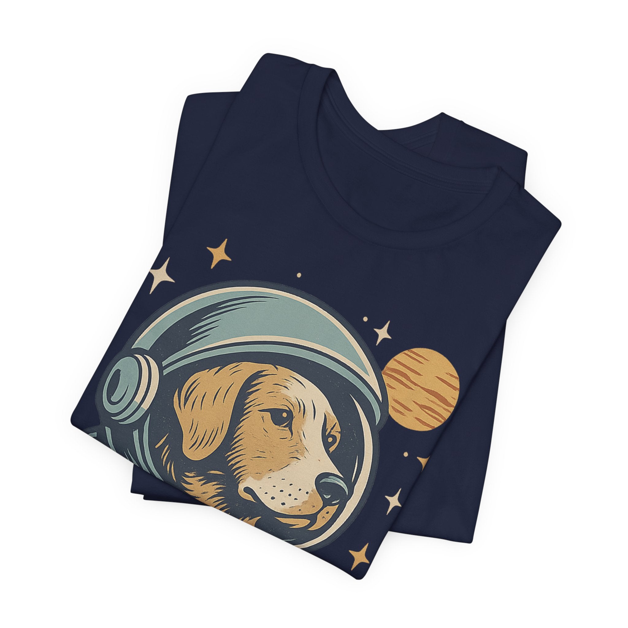 Astronaut Dog Unisex Tee | Cute Pet Lover Shirt, Dog Lover Gift, Space Themed Tee, Fun Casual Wear, Everyday Style