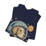 Astronaut Dog Unisex Tee | Cute Pet Lover Shirt, Dog Lover Gift, Space Themed Tee, Fun Casual Wear, Everyday Style