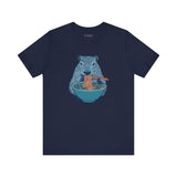 Cute Capybara Ramen Shirt, Funny Animal Lover Tee, Cozy Gift for Foodie Fans, Trending Noodle Slurping Capybara Top, Kawaii Ramen Graphic Tee