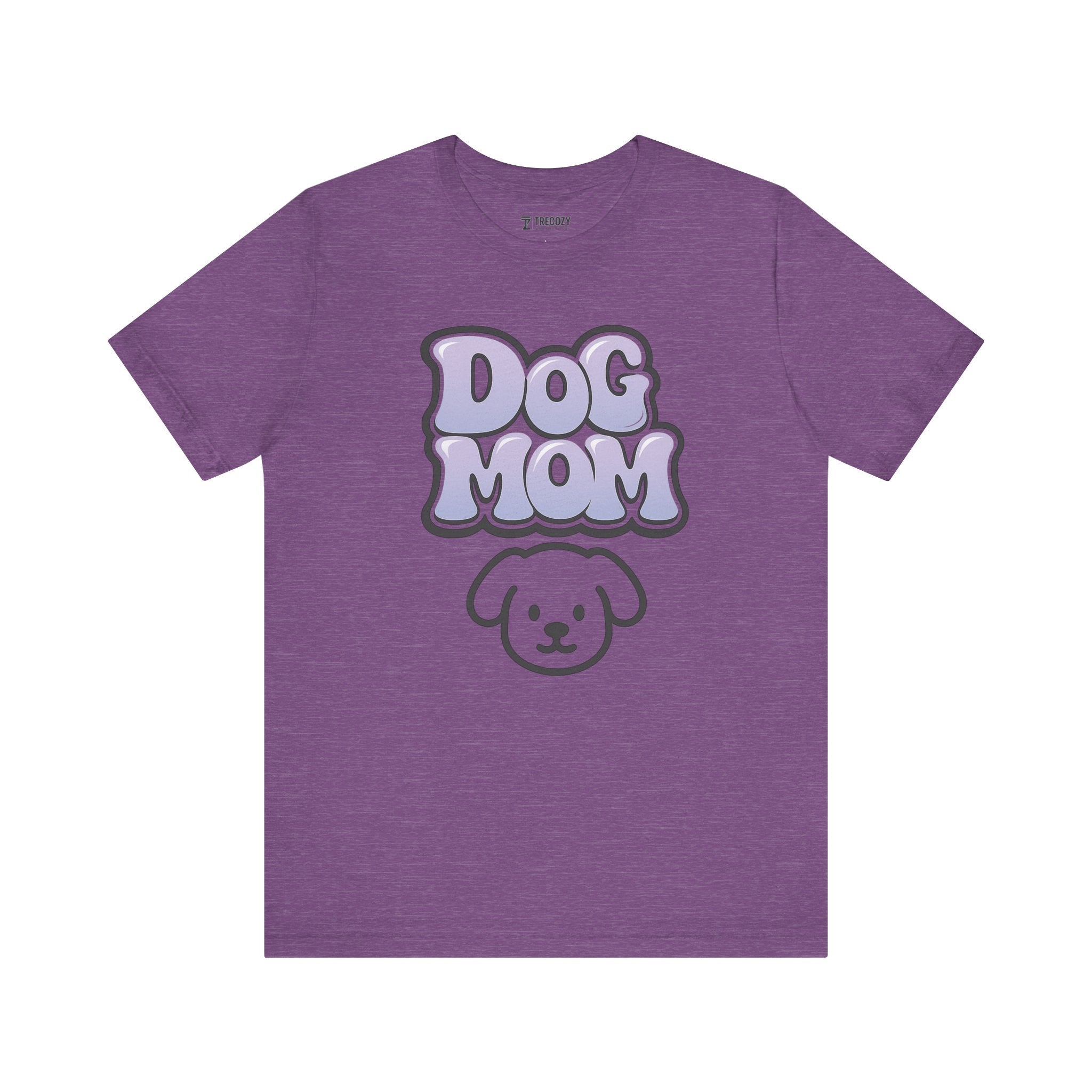 Dog Mom Short Sleeve Tee, Pet Lover Shirt, Dog Owner Gift, Animal Mom T-Shirt, Casual Pet Apparel