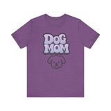 Dog Mom Short Sleeve Tee, Pet Lover Shirt, Dog Owner Gift, Animal Mom T-Shirt, Casual Pet Apparel