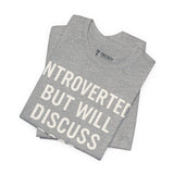 Introverted Dog Lover Tee, Funny Animal Shirt, Pet Lover Gift, Introvert Humor, Birthday Gift for Dog Owners
