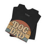Dog Dad Retro Tee | Unisex Short Sleeve T-Shirt, Gift for Dog Lovers, Pet Dad Shirt, Casual Wear, Birthday Gift