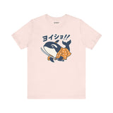 Orca Katana Shirt, Funny Animal Lover Tee, Cozy Gift for Samurai Lover, Kawaii Orca Whale Graphic Tee