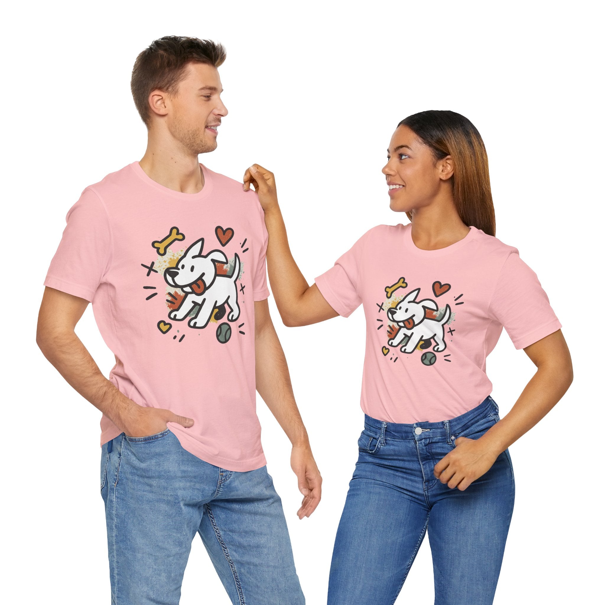 Dog Tee - Playful Unisex Jersey Short Sleeve Tee, dog lover tshirt