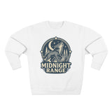 Midnight Range Wolf Sweatshirt | Cozy Unisex Crewneck | Perfect for Nature Lovers, Fall Adventures, and Bonfire Nights