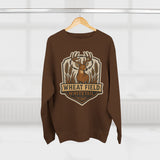 Wheat Field Whitetail Deer Sweatshirt - Unisex Cozy  Crewneck, Fall Fashion, Nature Lover Apparel, Casual Style