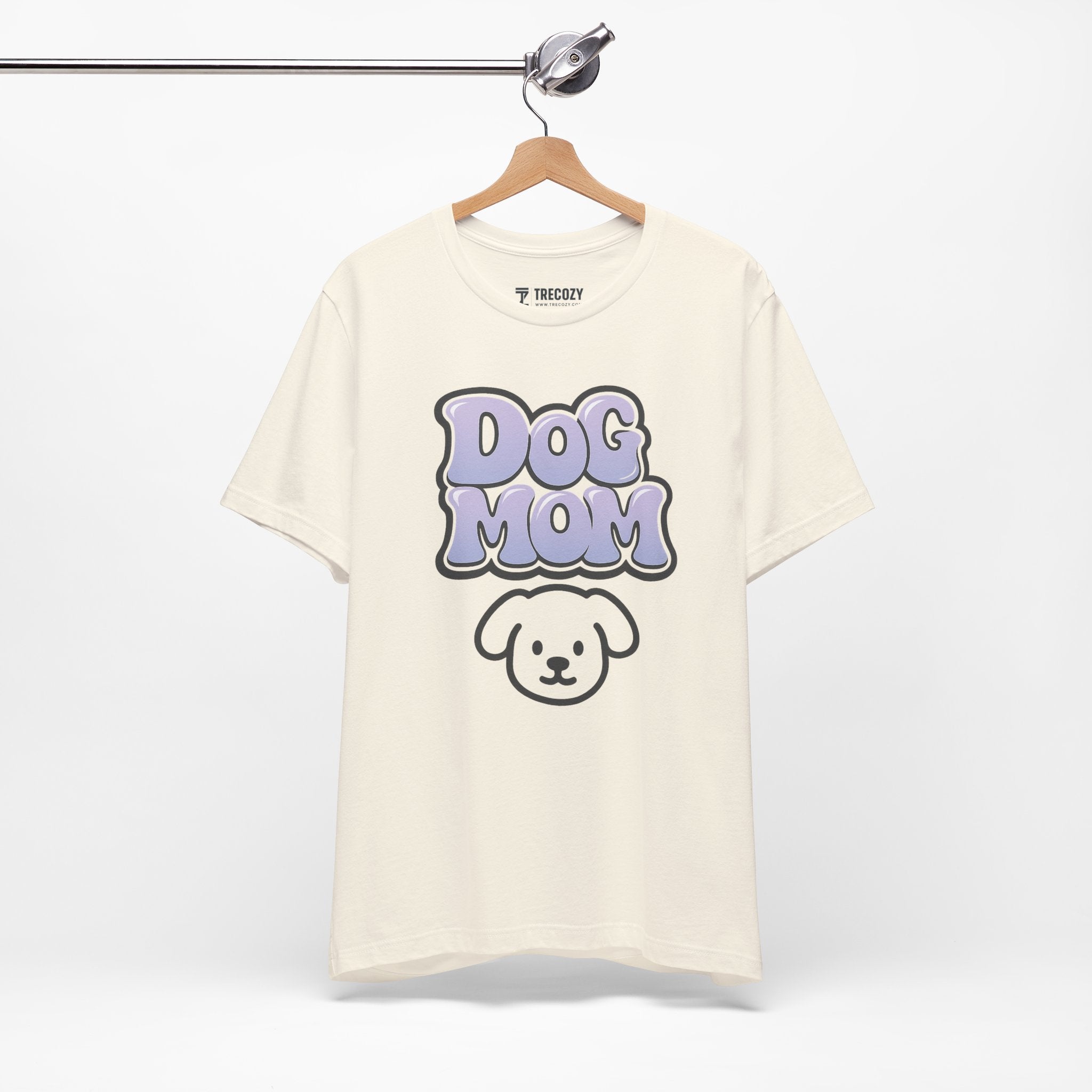 Dog Mom Short Sleeve Tee, Pet Lover Shirt, Dog Owner Gift, Animal Mom T-Shirt, Casual Pet Apparel