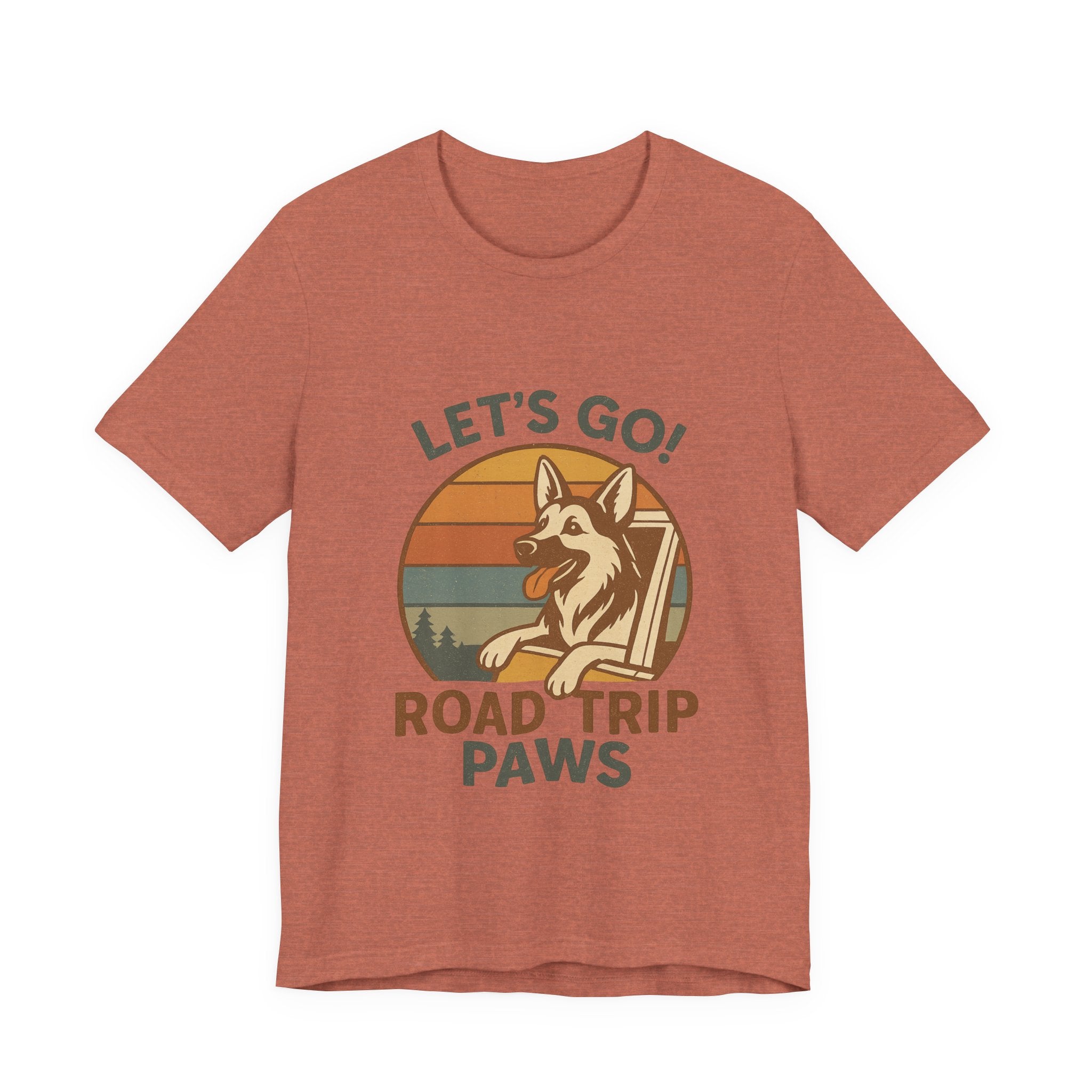 Adventure Dog Road Trip Tee, Unisex Graphic Shirt, Pawsome Travel Shirt, Pet Lover Gift, Outdoor Adventure Apparel