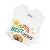 Unisex Best Friends Fur-ever Tee, Fun Pet Lover Shirt, Gift for Dog Owners, Cute Casual Wear, Birthday Present