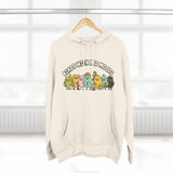 Birds with Bad Moods Adorable Fleece Hoodie, Cozy Sweatshirt, Relaxed Apparel, Gift for Friends, Casual Wear, Chill Hoodie