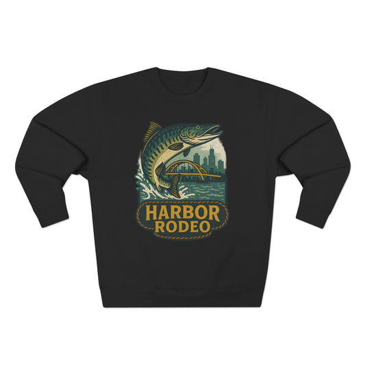 Harbor Rodeo Sweatshirt - Unisex Cozy Crewneck, Fall Fashion, Halloween Gift, Nature Lover Apparel, Casual Style