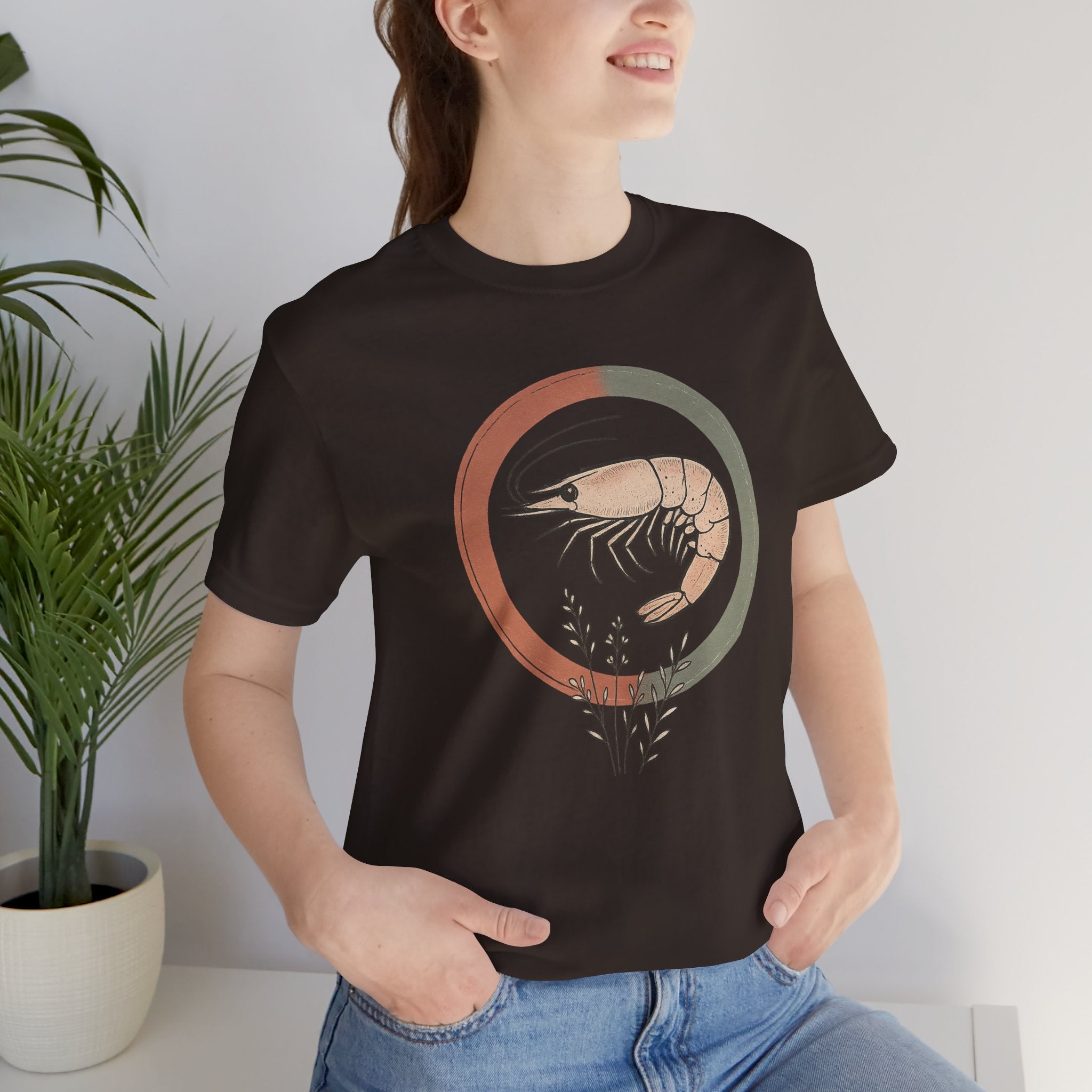 Aquarium Shrimp Tee, Cozy Shirt, Gift for Pet Owners, Trending Cute Animal Top, Cute  Tshirt