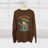 Ukiyo-e Anime Frog Sweatshirt - Unisex Cozy Crewneck, Fall Fashion, Halloween Gift, Nature Lover Apparel, Casual Style