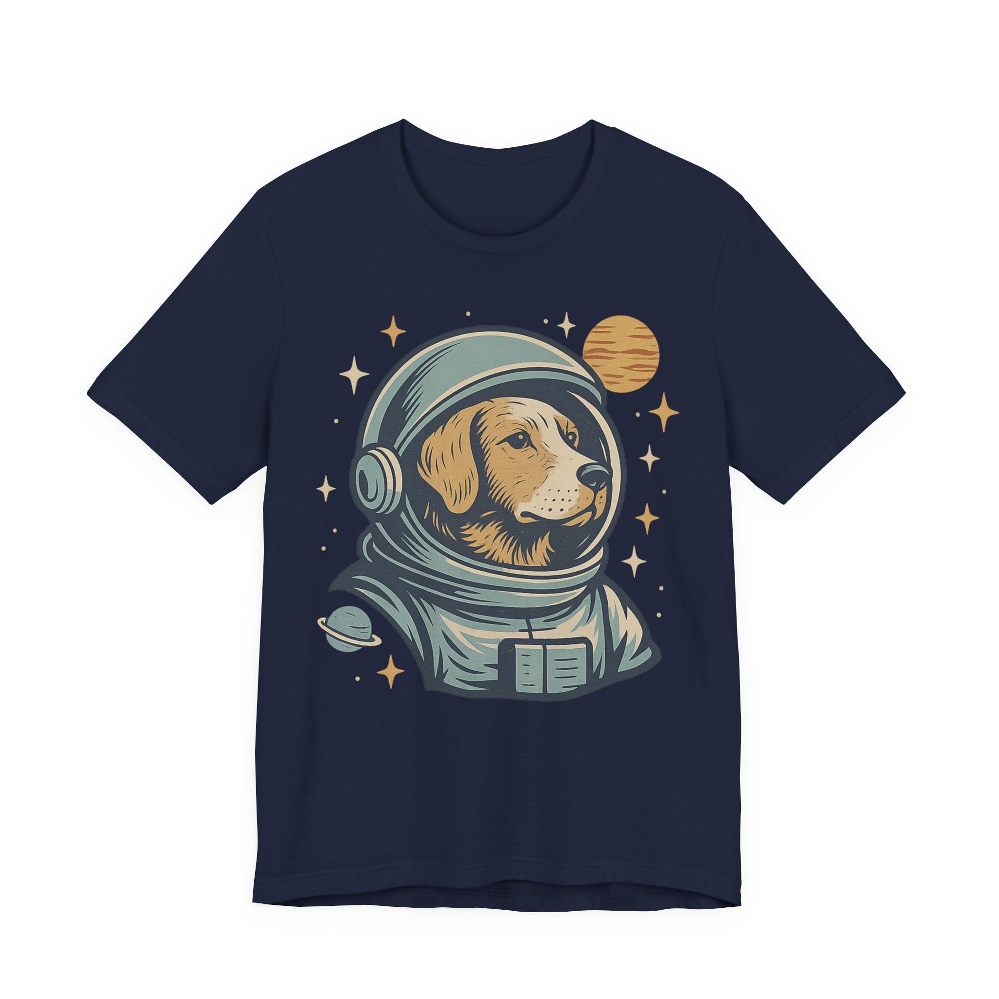 Astronaut Dog Unisex Tee | Cute Pet Lover Shirt, Dog Lover Gift, Space Themed Tee, Fun Casual Wear, Everyday Style