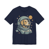 Astronaut Dog Unisex Tee | Cute Pet Lover Shirt, Dog Lover Gift, Space Themed Tee, Fun Casual Wear, Everyday Style