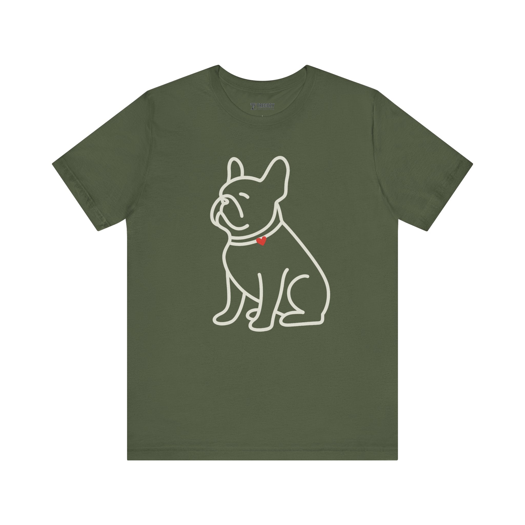 French Bulldog Dog Tee, Cozy TShirt, Gift for Pet Owners, Trending Cute Animal Top, Cute Dog Tshirt