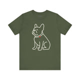French Bulldog Dog Tee, Cozy TShirt, Gift for Pet Owners, Trending Cute Animal Top, Cute Dog Tshirt