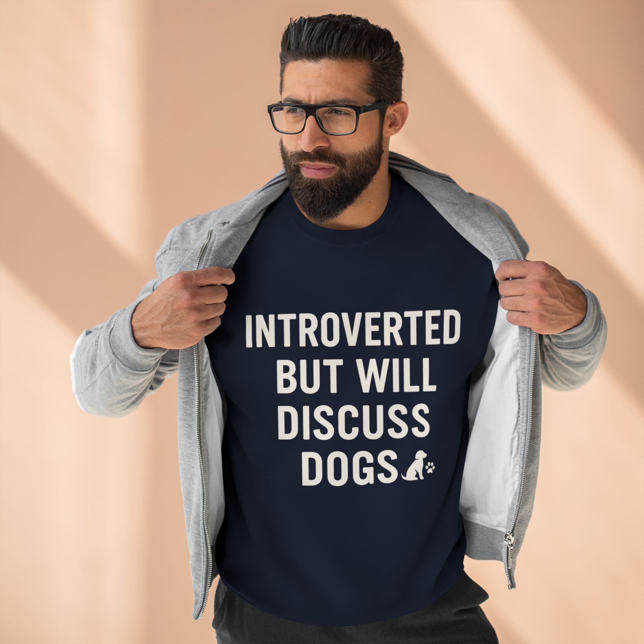Introverted But Will Discuss Dogs Sweatshirt, Cozy Unisex Crewneck, Perfect Gift for Dog Lovers, Cute Pet Owner Apparel, Ideal for Dog [...]